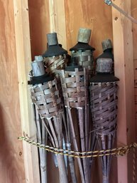 Group Of Tiki Torches