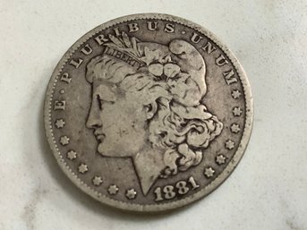 1881 Morgan Silver Dollar #48