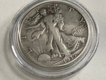 1935 Walking Liberty Silver Half-dollar #51