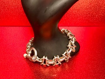 Sterling Silver Toggle Bracelet