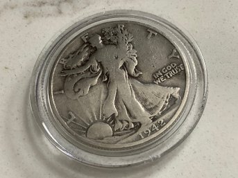 1942 Walking Liberty Silver Half-dollar #53