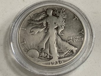 1938 Walking Liberty Silver Half-dollar #55