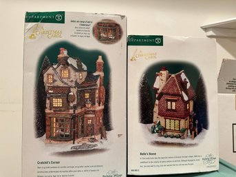 Dept. 56 A Christmas Carol 2 Piece.  Dickens Village Series