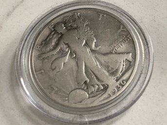 1936 Walking Liberty Silver Half-dollar #57