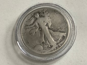 1934 Walking Liberty Silver Half-dollar #60