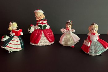 50's Vintage Napco Holiday Figurines