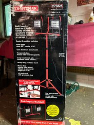 Craftsman 3473825 Duel Purpose Worklight With Tripod In Box