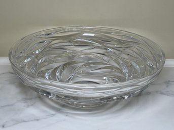 Impressive Tiffany & Company Emil Brost Crystal Swirl Bowl