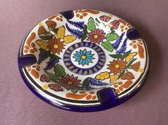Vintage Talavera Mexico Ashtray