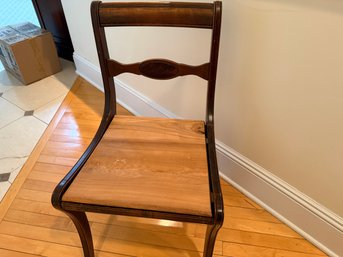 Three Duncan Phyfe Regency Inspired Mahogany Dining Chairs