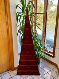 Vintage Mohagany Triangle Chest