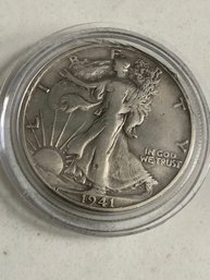 1941 Walking Liberty Silver Half-dollar #71