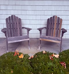 Pair Lands End Adirondack Chairs