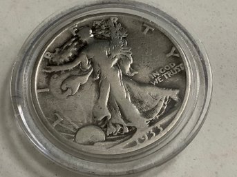 1933 Walking Liberty Silver Half-dollar #75