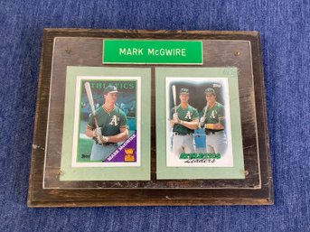 Mark McGwire Card Plaque