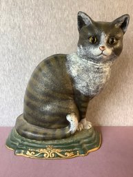 Cast Iron Cat Door Stop
