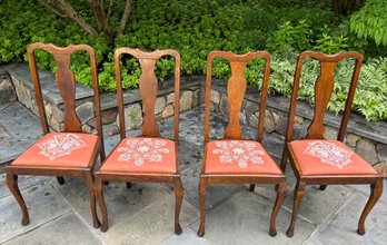 Beautifully Upholstered Chairs - Set Of 4