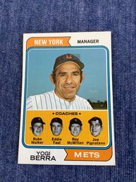 New York Mets Manager Card- Yogi Berra