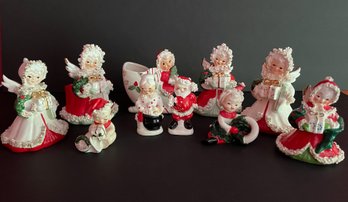 Vintage Holiday Japanese Figurines