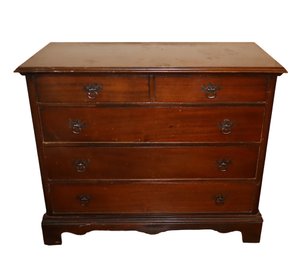 Mahogany 2 Over 3 Chest Of Drawers