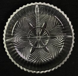 Sectioned Glass Dish