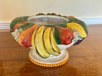 A Capodimonte Style Porcelain Vase