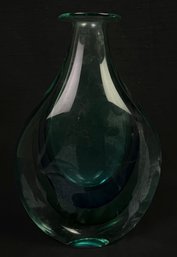 Vintage Art Glass Colored Bottle