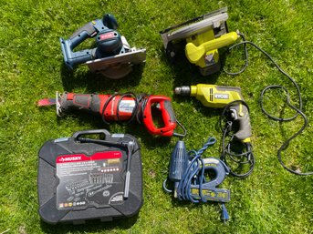 Electric & Battery Powered Hand Tools By Ryobi, Black & Decker