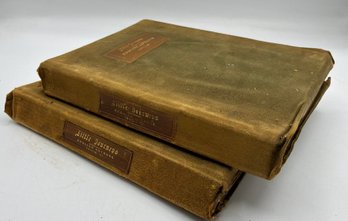 2 Elbert Hubbard Limited Editions Little Journeys To The Homes Of English Authors  ~One Signed ~