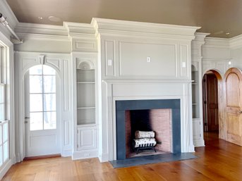 A Pair Of Fireplace Side Clamshell Niches - Built In Cabinets - Removed & Ready For Pickup