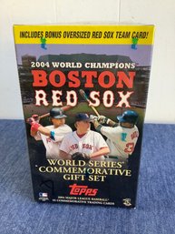 2004 World Champions Boston Red Sox Commemorative Gift Set Sealed