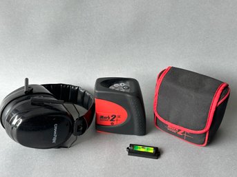 David White Laser Level & Champion Ear Protection