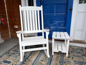 Sister Bay Furniture Company All-Weather Rocker & Side Table