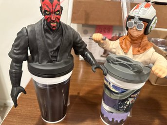 Two Star War 1999 Drinking Cups Made For KFC, Taco Bell, And Pizza Hut