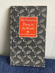 The Greatest Things In The World Book