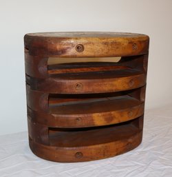 Large Ships Triple Sheave Wooden Block Pulley