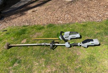 EGO Battery Powered Hedge Trimmer & String Trimmer