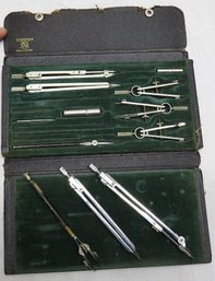 Schoenner Germany Partial Drafting Set 1950's Era, Plus Extra Drafting Tools