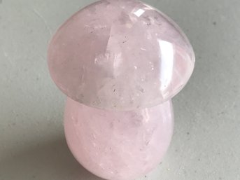 Rose Quartz Crystal, 15 Oz, 3 1/2 Inch Tall