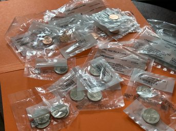 Littleton Uncirculated Coins In Original Packages  -  Large Group
