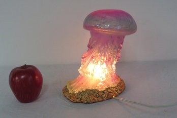 A Figural Jellyfish Accent Or Night Light Lamp
