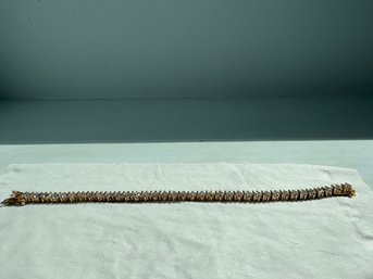 Sterling Silver Vintage-style Tennis Bracelet