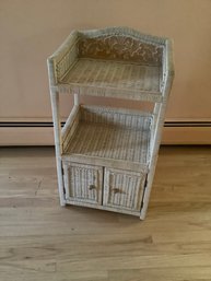 Wicker Storage Display Shelf
