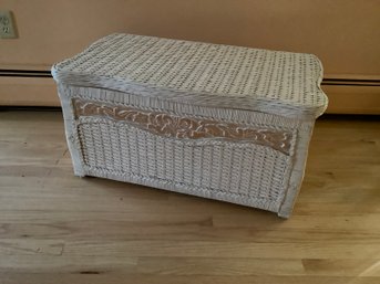 Wicker Storage Trunk