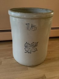 Large #15 Western Stoneware Crock