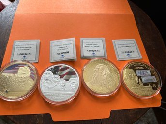 4 American Mint Colassal Coin Series