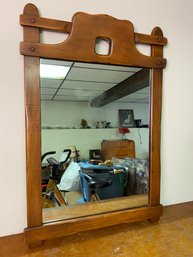 Vintage Wooden Mirror