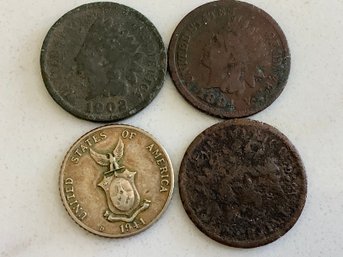 Mixed Coin Lot Of 4 #166