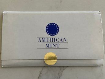 American Mint Presidential Proof Set George Washington Limited Edition 20,000 COA #167