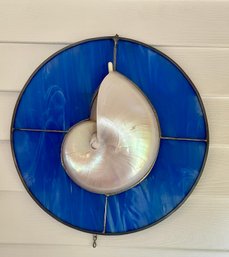 Chambered Nautilus 3D Stained Glass Sun Catcher